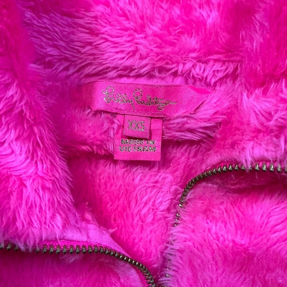 Lilly Pulitzer Keala Sherpa Popover – Pink Isle Colorblock – Size XXS - Picture 9 of 12